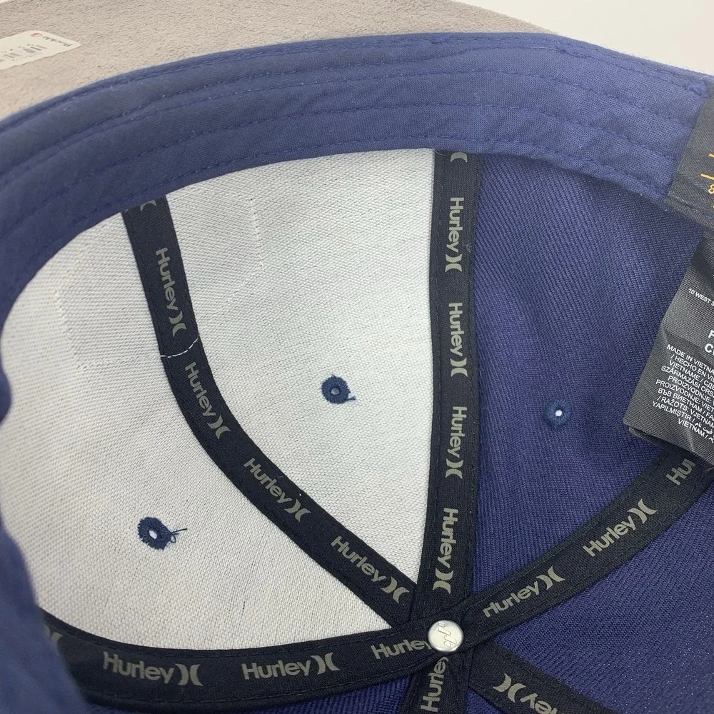 Hurley Blue Gray Hat Buckle Exclusive Adjustable Snapback Baseball Cap